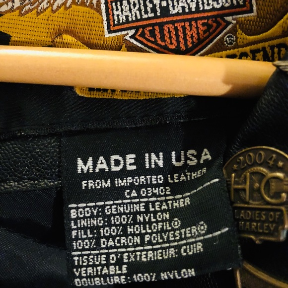 AUTHENTIC HARLEY DAVIDSON MOTOR BIKER JACKET - Picture 8 of 8